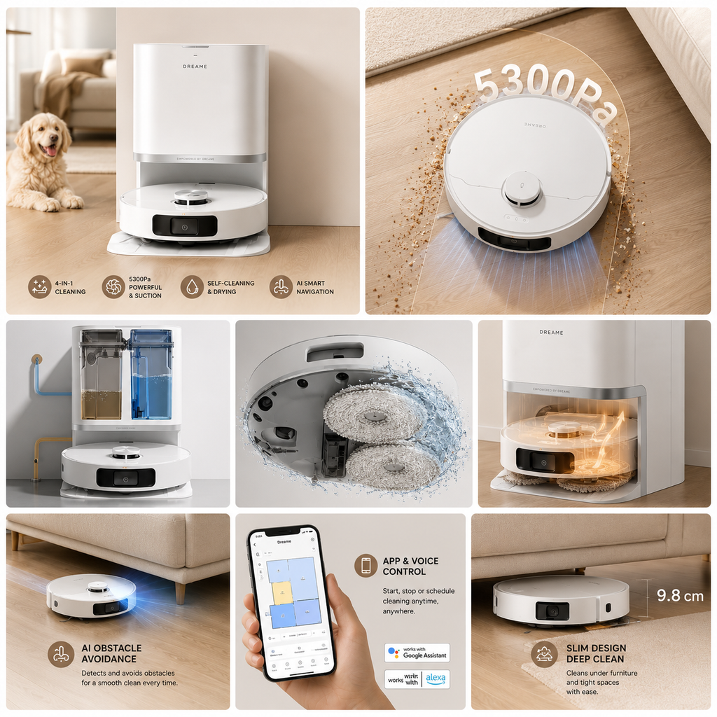 Dreame W10s Pro™ Smart Robot Vacuum & Mop
